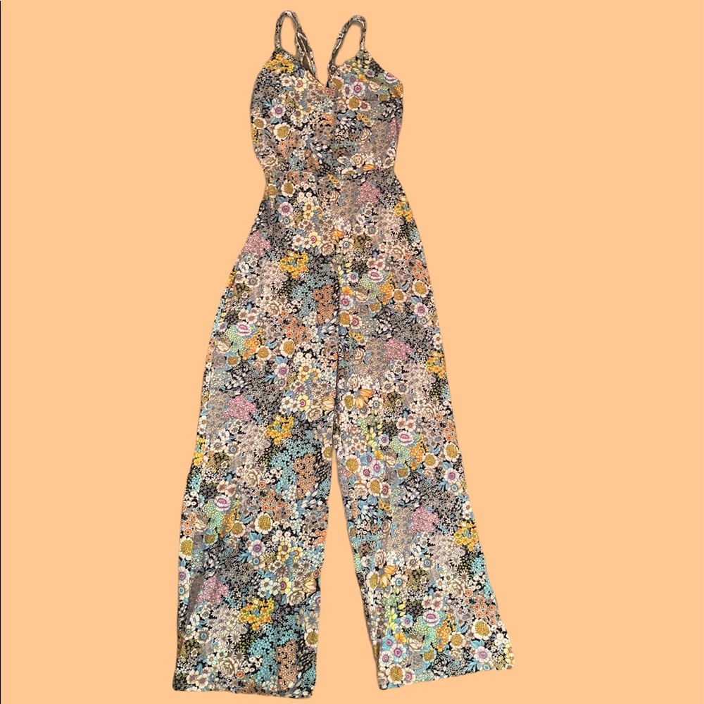 Floral and flowy jumper pants